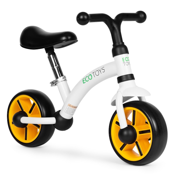 Balancecykel til børn, EVA hjul, justerbart sæde, sort, ECOTOYS
