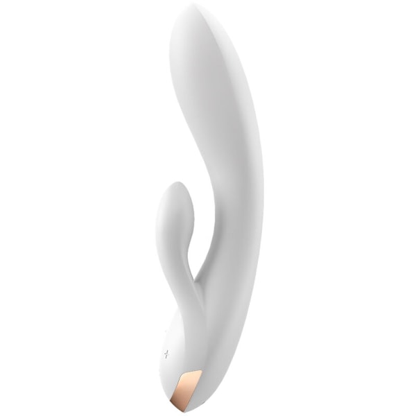 Satisfyer - Double Flex Vibrator App Hvid