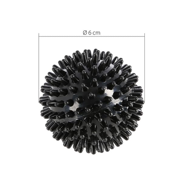 Black Massage Spiky Ball – Smärtlindring, 6cm
