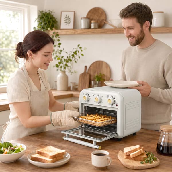 12L Air Fryer Ugn, 5 Program, Diskmaskinssäker, 1200W