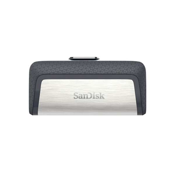 SANDISK USB-muistitikku 3.1 Ultra Dual 128GB Type C musta, Hopea