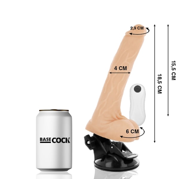 Basecock - Realistinen niveltyvä kaukosäätimen liha 18,5 cm -O- 4 cm