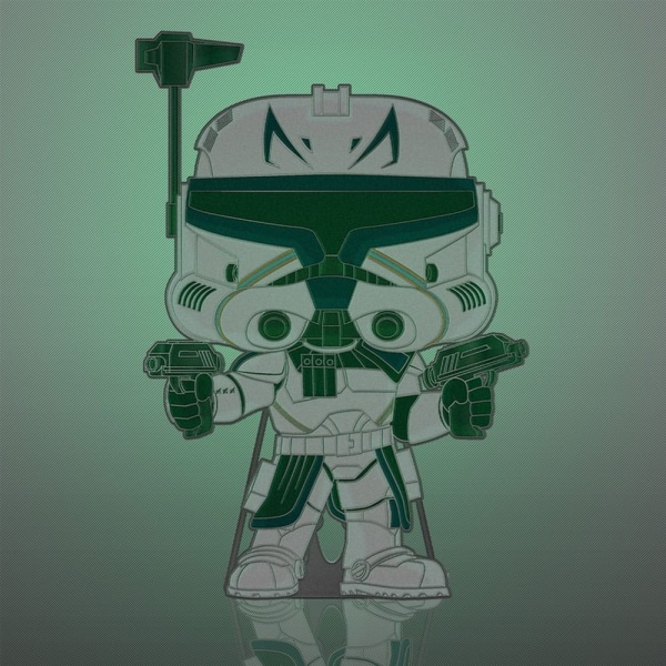 Star Wars Clone Wars Loungefly POP! Emaljstift Captain Rex (Glow