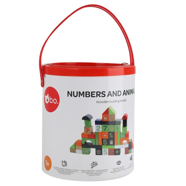 Puiset numero- ja eläinpalat lapsille, 30 kpl