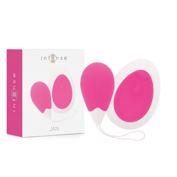 Intense - Jan Egg Vibrator Remote Control Rosa