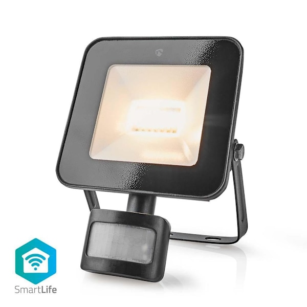 Nedis SmartLife spotlight 1500 lm, Wi-Fi, 20W, 3000 - 6500K - Sort