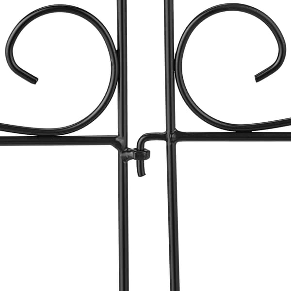 metal blomsterbed hegn i 6 dele