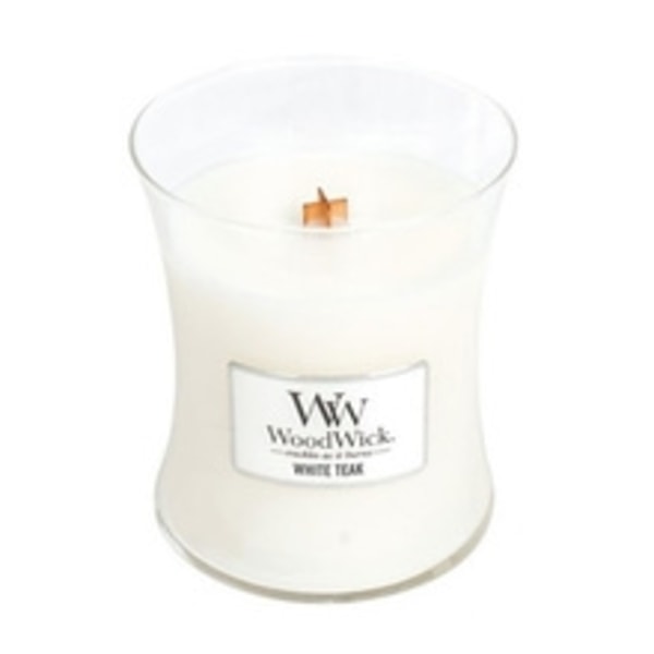 WoodWick - White Teak Vase (White Teak) - Scented candle 609.5g