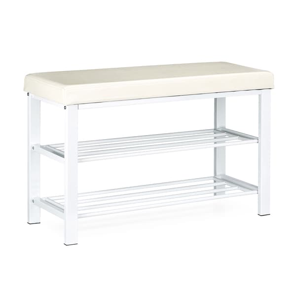 Skobänk med vadderad sits