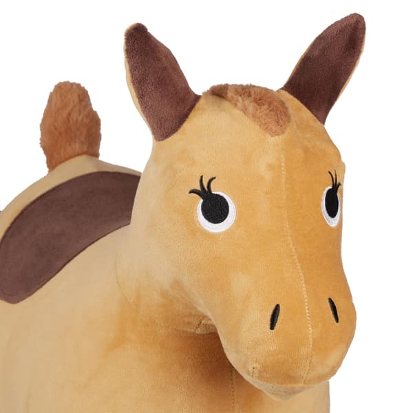 Springhest med kasket
