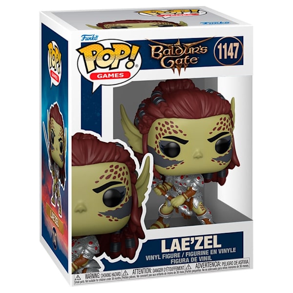 POP-hahmo Baldurs Gate Lae'zel