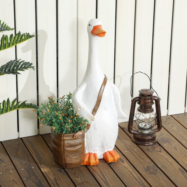 Plant Pot "Swan With School Bag" Design, Kylvökone Tyhjennysreiä