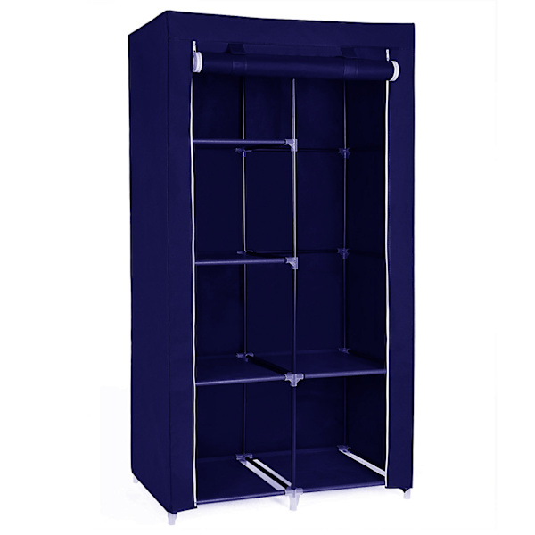 Herzberg HG-8010: Opbevaringsgarderobe - lille blå