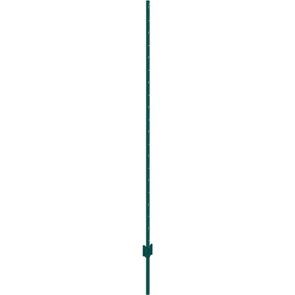 Metallstaketstolpar, 1,8 m U-profil, 10-pack, gröna