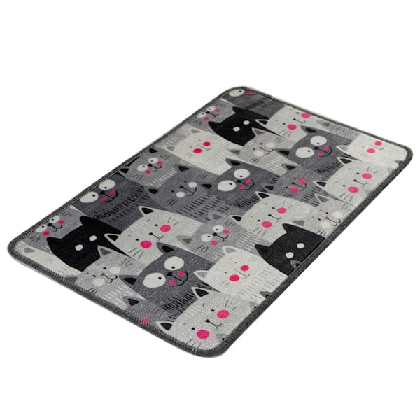 Bathmat Meow - harmaa (40 x 60)