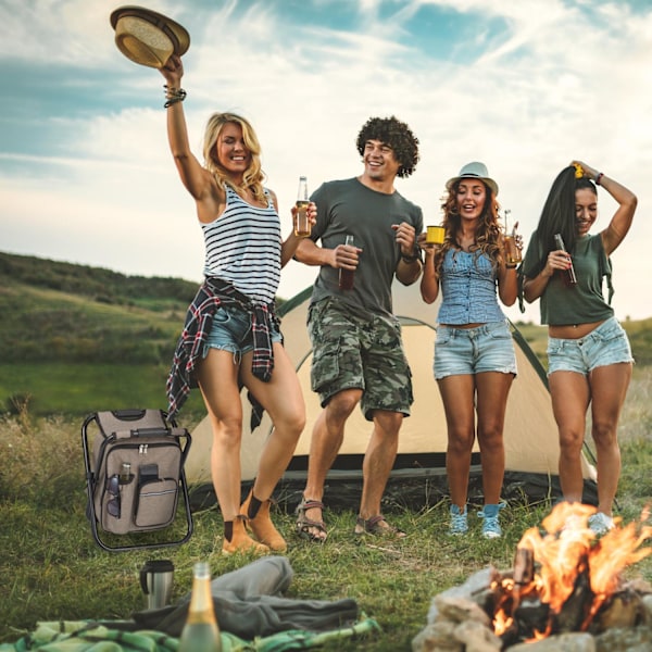 Campingstol foldbar beige