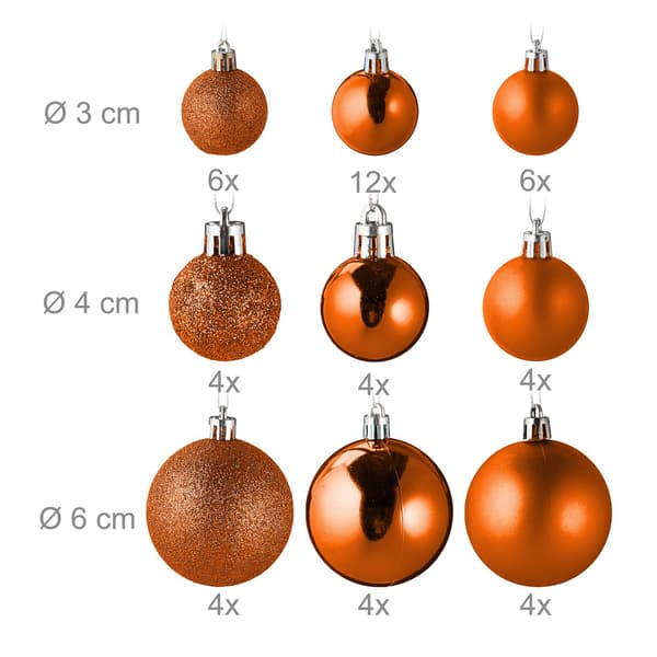 Juldekorationsset, 100 stycken, 10 motiv