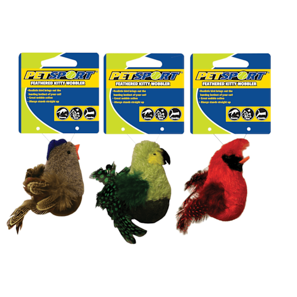 Feathered Kitty Wobbler grøn