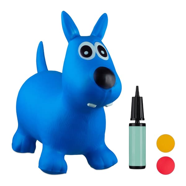 Studsande djurhund