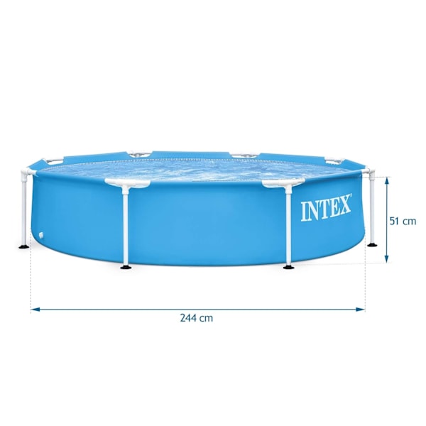 Ramme havepool 244 x 51 cm 5in1 INTEX 28205