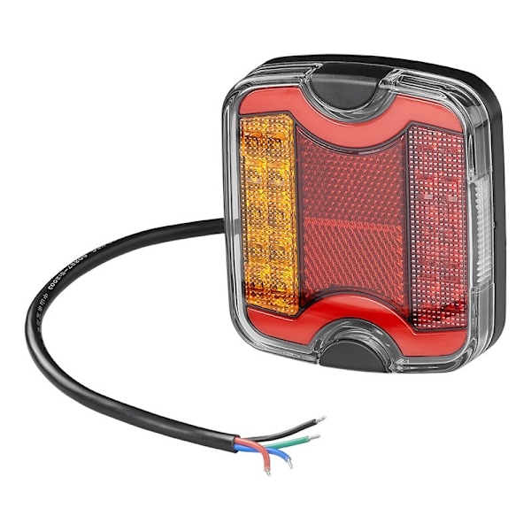 Baklykta 4 funktion 105 x 95 mm LED + GLOW vänster