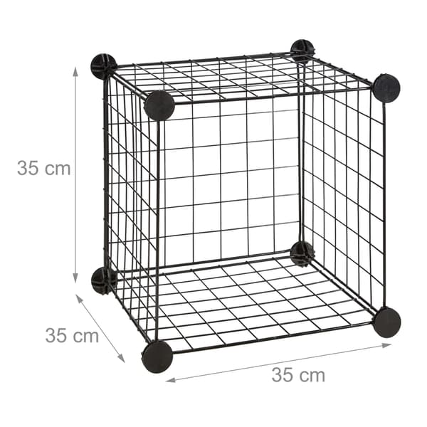 Hyllsystem med trådnät 6 fack