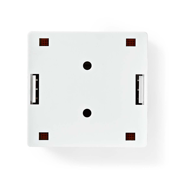 Netværksvægboks | På væggen | 2-Port port(s) | STP CAT6 | Lige | Hun | Guldplateret | PVC | Hvid | Box