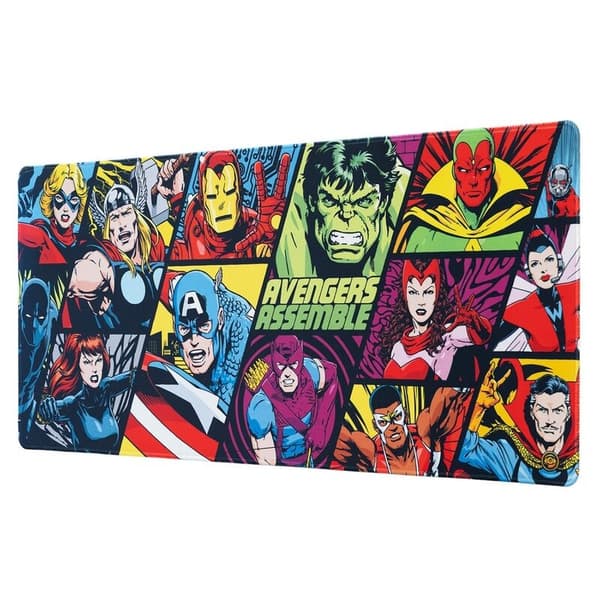 Marvel Avengers Gaming-skrivebordsmåtte, stor størrelse, holdbart materiale