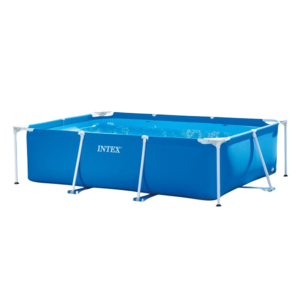 Trädgårdspool med rektangulär ram 3x2m Intex