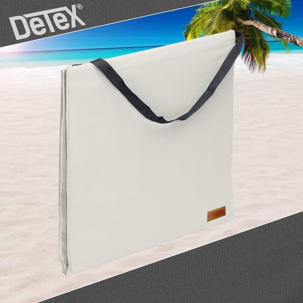 Strandmatta beige 158x56x46cm vadderad