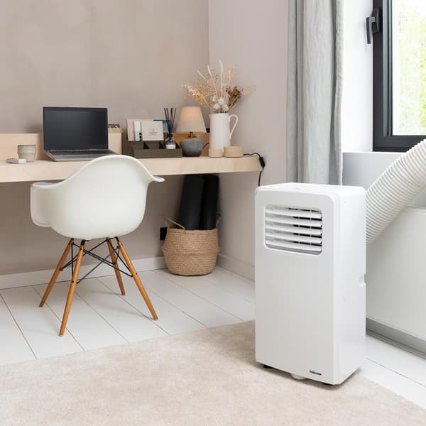 Bärbar luftkonditionering, 9000 BTU, Fjärrkontroll, Timer