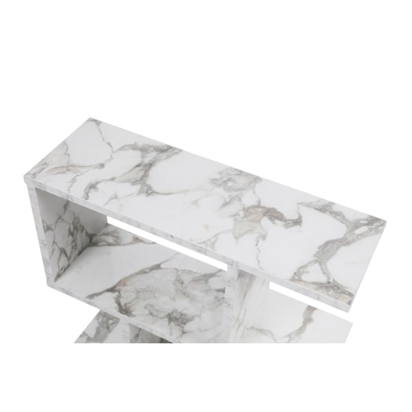 Sidebord Life - Hvid, Marmor