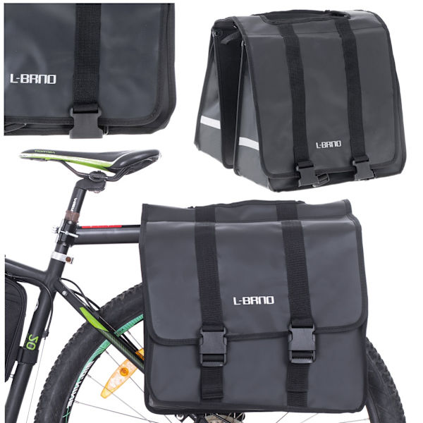 L-BRNO dobbeltsidetaske til cykelstativ
