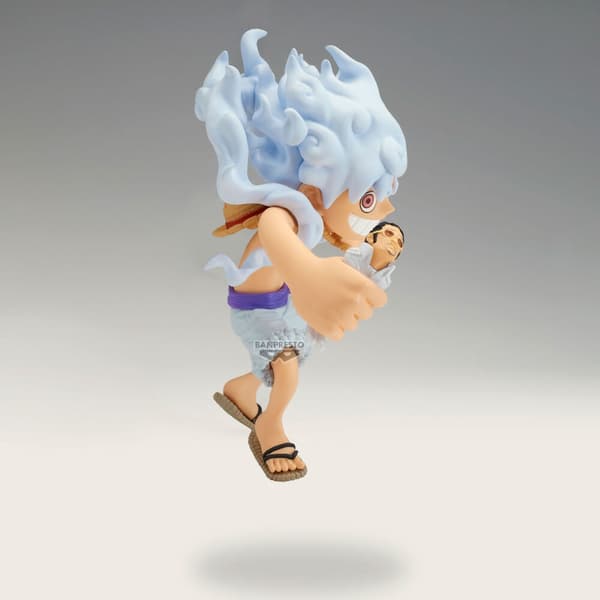 One Piece Monkey D. Luffy vs Borsalino Mega World samlarfigur 13 cm