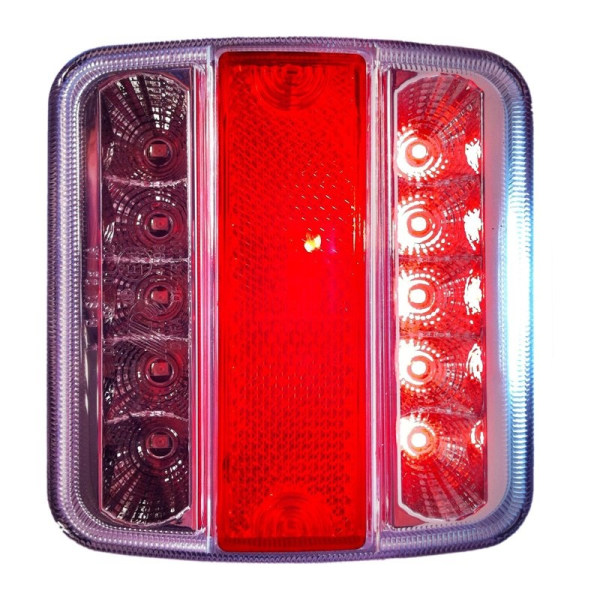 Baglygte 4 funktioner 98x105mm 14LED