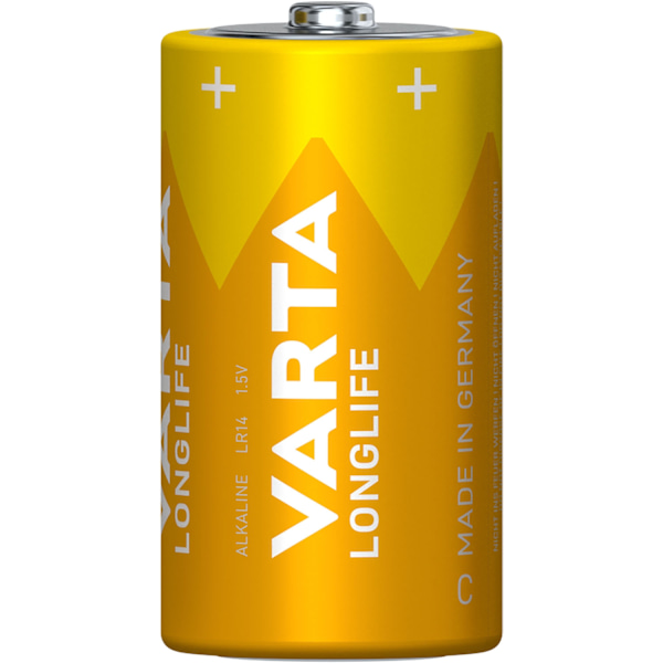 C Batterier 2-pack, långvarig alkaliska