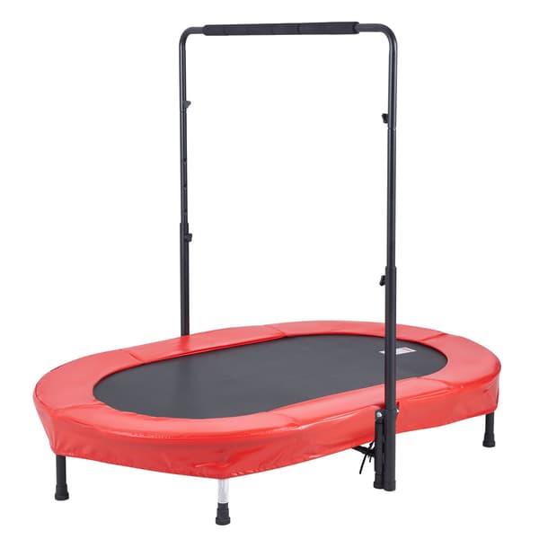 Børnetrampolin 56x36 tommer, foldbar med styr