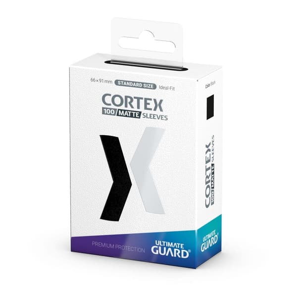 Ultimate Guard Cortex Sleeves -standardikokoinen mattamusta (100)
