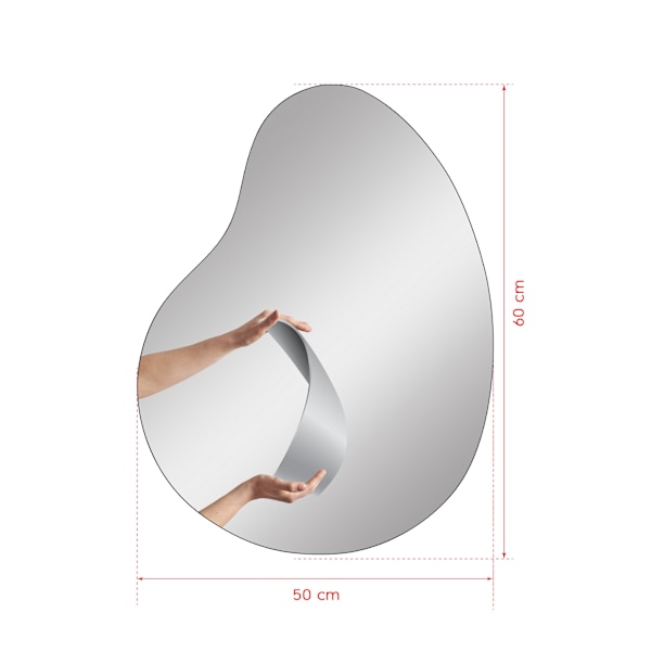 Spegel Glenia - Silver