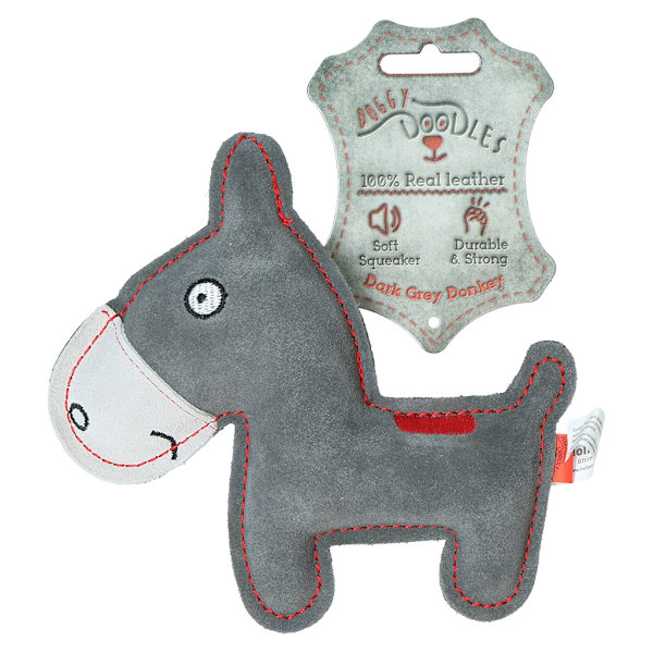Doggy Doodles Donkey tummanharmaa