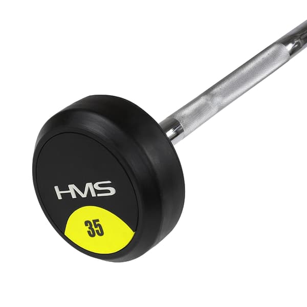 35 kg Gummibelagd Curl Bar