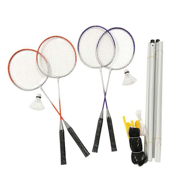 Badmintonsæt Til 4 White