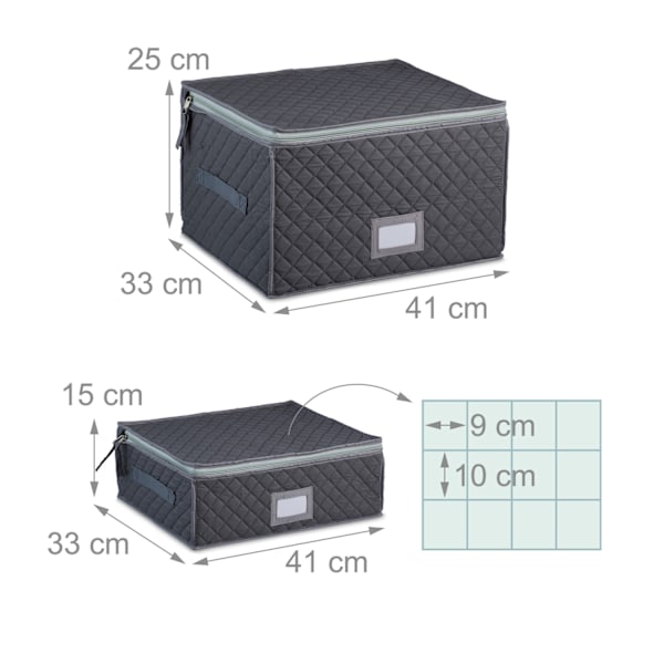 Förvaringsbox för porslin 6-pack