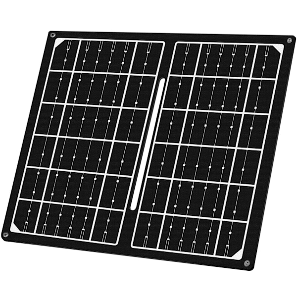 Foldbart solpanel med USB-oplader 1 x USB-A 7W