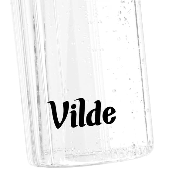 Glasvattenflaska 750ml med bambulock