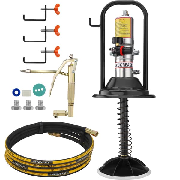 Luftdriven fettpump 50:1, 4 m slang, pistol