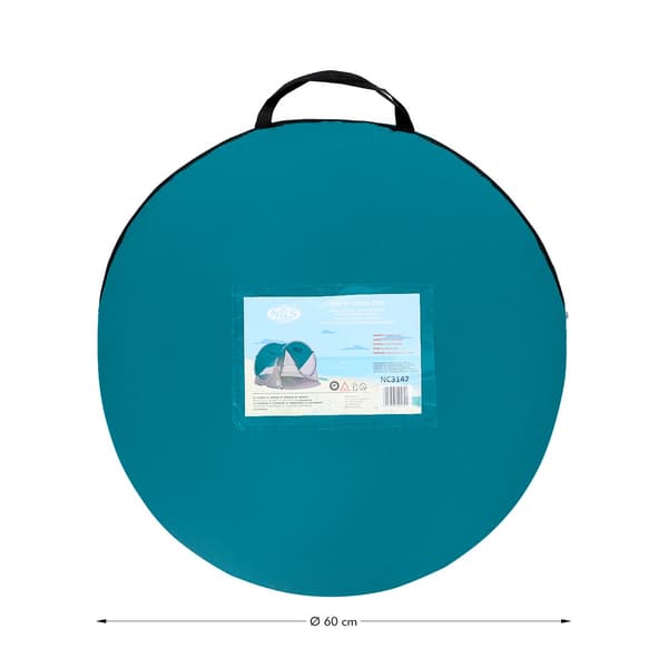 Pop Up -rantateltta, UV-suoja, helppo asennus