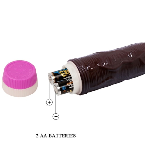 Baile - Waves Of Pleasure Vibrator 23 cm ruskea