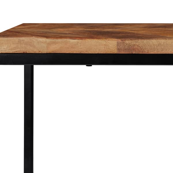 Mango-soffbord – set med 2, naturlig finish