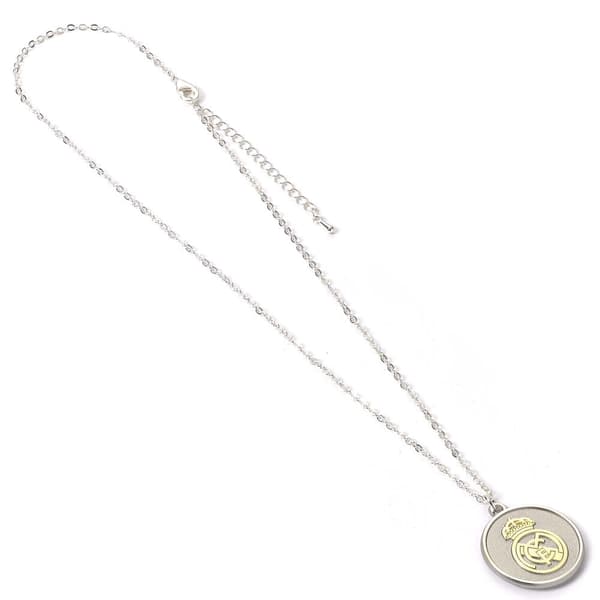 Silverhalsband med Real Madrid Design